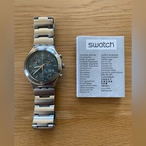 Swatch Irony Chrono Blustery Men’s Stainless Steel Watch